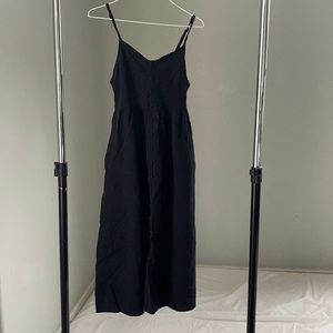 Universal Thread, Black Spaghetti Strap, Back-Tie Dress, Large